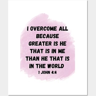 1 John 4:4 Posters and Art